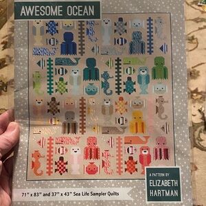 Harman Ocean Quilt Pattern package with Colorful Creatures